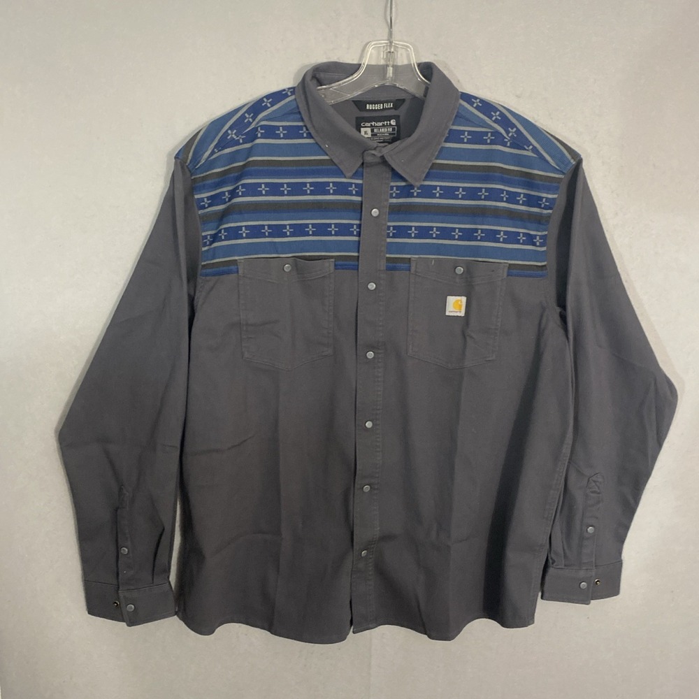 Carhartt Men's XL Montana Rugged Flex Relaxed Fit Corduroy Long-Sleeve Shirt